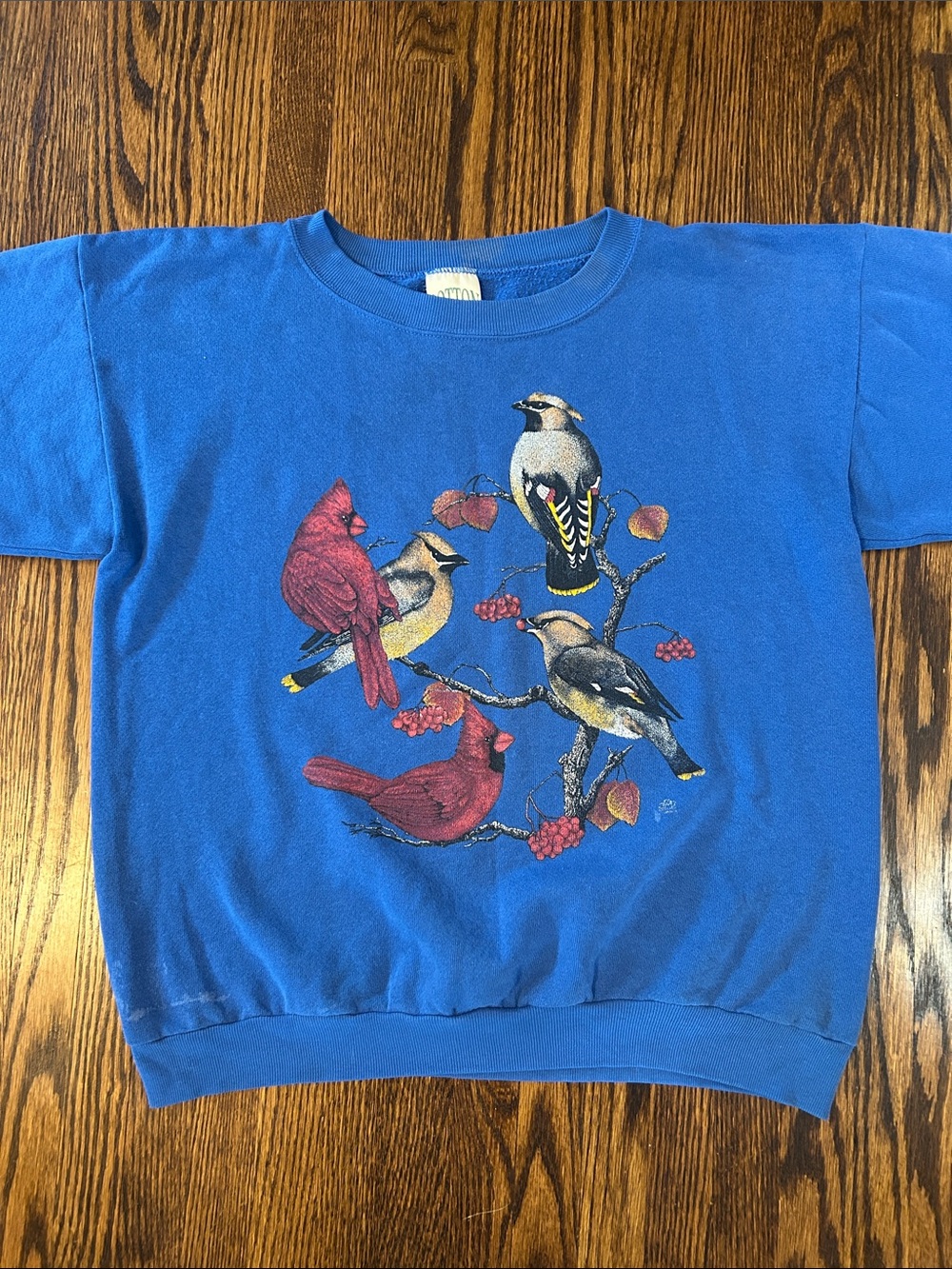 Vintage 90s Birds Nature Sweatshirt - Picture 6 of 11